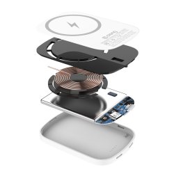 Powerbank med MagSafe 5000mAh, USB-C 20W PD