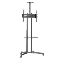 Mobilstand til TV 37-70 tommer, 50 kg, 2 hylder