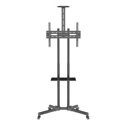 Mobilstand til TV 37-70 tommer, 50 kg, 2 hylder
