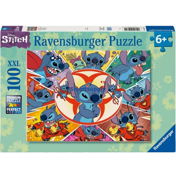 Puslespil 100 elementer Disney Stitch