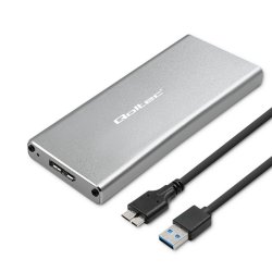 Kasse til M.2 SSD-drev SATA, NGFF, USB 3.0, 2TB