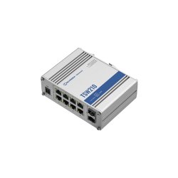 TSW210 Switch 2xSFP 8xGbE DIN RAIL Bagpanel