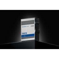 TSW210 Switch 2xSFP 8xGbE DIN RAIL Bagpanel