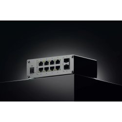 TSW210 Switch 2xSFP 8xGbE DIN RAIL Bagpanel