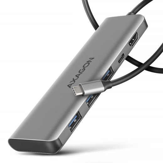 HMC-5H USB hub 5i1 5Gb ps, 3xUSB, HDMI, PD100W