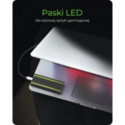 ICY BOX IB-1824ML-C31 M.2 NVMe-sag med RGB