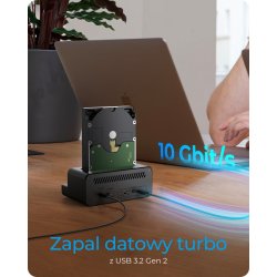 Docking- og klonestation 2.5 og 3.5 M.2 NVMe IB-2914MSCL-C31