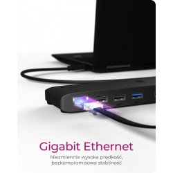 ICY BOX IB-DK2116-C 12in1,HDMI,DP,LAN,USB