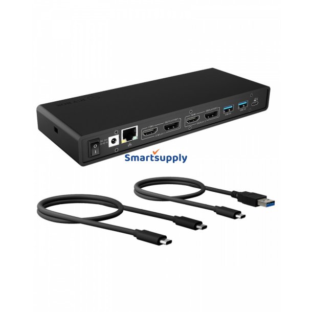 ICY BOX IB-DK2245AC 13in1, 2xDP, 2xHDMI