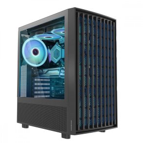 PC kabinet Breeze ARGB FLOW Midi sort