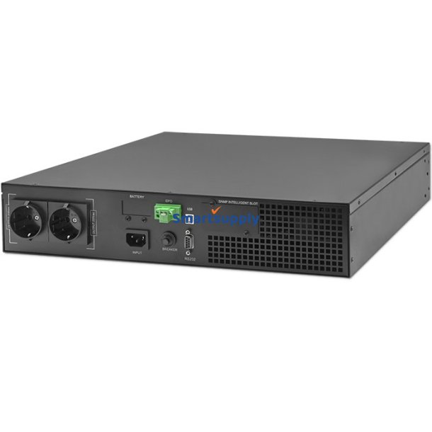 UPS til RACK, 1kVA 1000W. PF 1.0, LCD