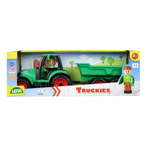 Traktor med trailer 38 cm Truckies