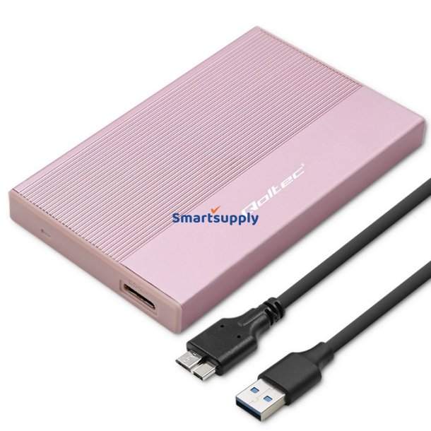 Kassette til SSD HDD 2.5drevet, SATA, USB3.0, 2T