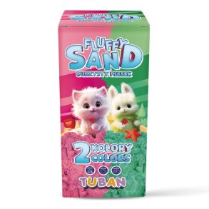 Uldet sand - S�t pink og gr�n