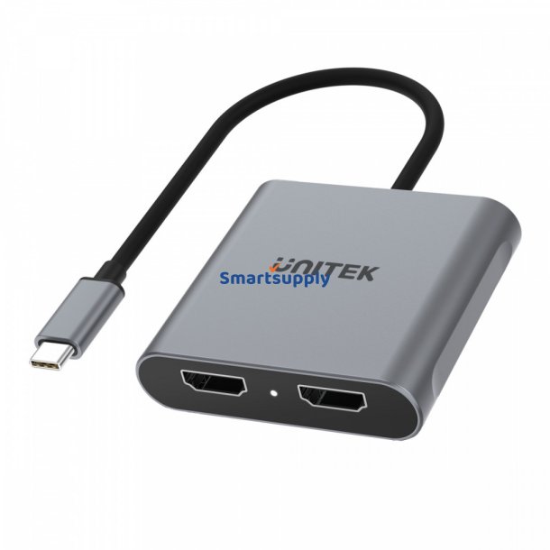 Adapter USB-c - 2x HDMI 2.0; 4K MST; M/F