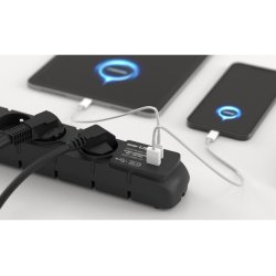 SURGE PROTECTOR ACAR S6 USB A+B 5M 6X FRENCH PD