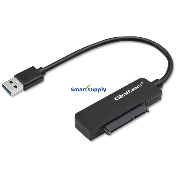 SATA adapter SSD HDD 2.5 drev, USB 3.0, 2TB