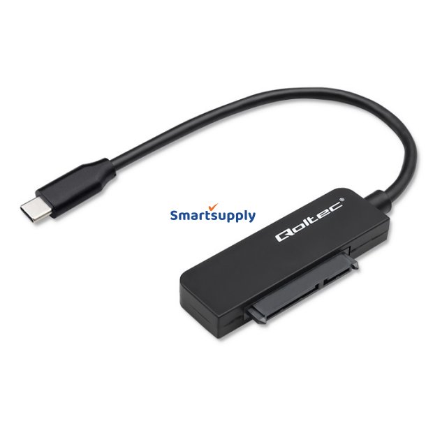 SATA adapter SSD HDD 2.5 drev, USB C, 2TB