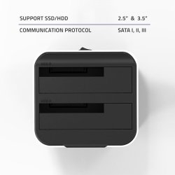 HDD SSD 2.5 3.5 docking station, SATA III, USB3.0