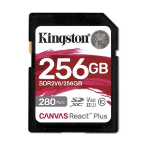 256GB React Plus 280/150/MB/s U3 V60 SD-kort