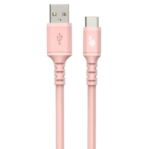 Kabel USB - USB C 1 m silikon pink