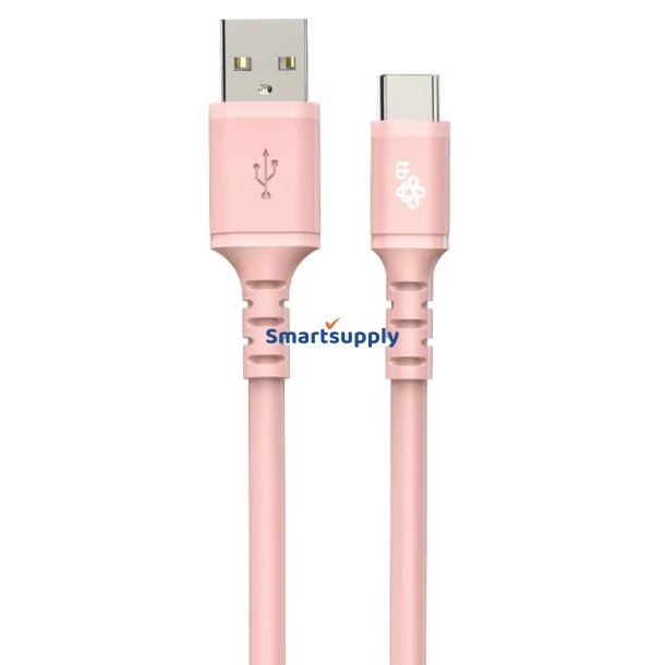 Kabel USB - USB C 1 m silikon pink