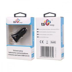 Biloplader USB A+B Quick Charge