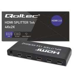 Aktiv HDMI Splitter 4 x HDMI 4Kx2K, 6bps, 60H