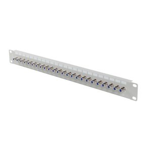 Patch panel 24 porte 19 tommer Type F gr�