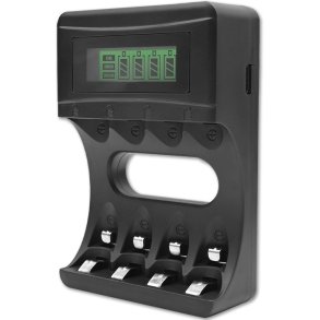 Batterioplader til Ni MH type R03 AAA R6 AA | 1800mA