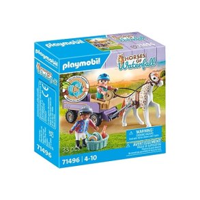 Figurer s�t Heste 71496 Pony vogn