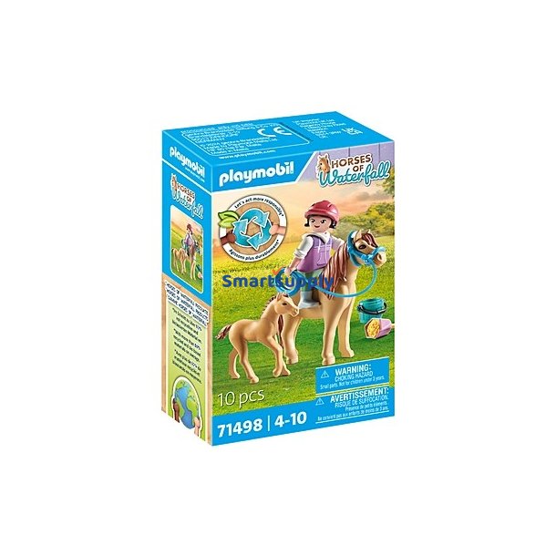 Figurer s�t Heste 71498 Barn med Pony og f�l