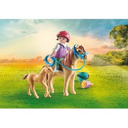 Figurer s�t Heste 71498 Barn med Pony og f�l
