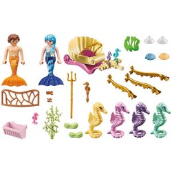 Figurer s�t Princess Magic 71500 Havfrue S�hest Vogn