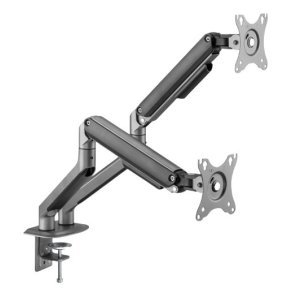 Skrivebordsbeslag 2 sk�rme 17-32 tommer 9kg gr�