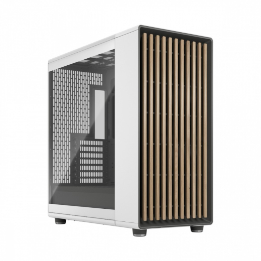 PC kabinet North XL Chalk White TG Clear