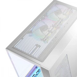 Computer kabinet Volcano Panorama APEX ARGB 7F MIDI hvid