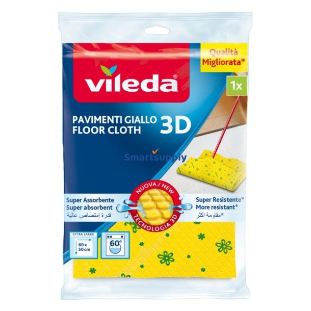 Gulvklud Vileda Microfiber 3D 1 Stk