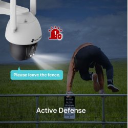 Kamera VIGI C540-4G(4mm) 4MP 4G LTE Fuldfarve Pan/Tilt