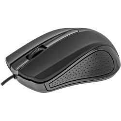 USB kablemus, 3 knapper, gummibelagt overflade, 1000DPI