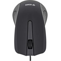 USB kablemus, 3 knapper, gummibelagt overflade, 1000DPI