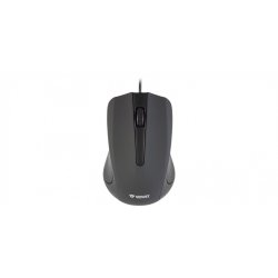 USB kablemus, 3 knapper, gummibelagt overflade, 1000DPI