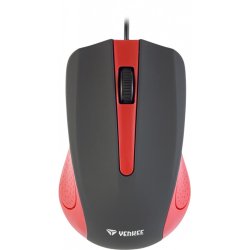 USB-kable mus, 3 knapper, gummieret overflade