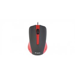 USB-kable mus, 3 knapper, gummieret overflade