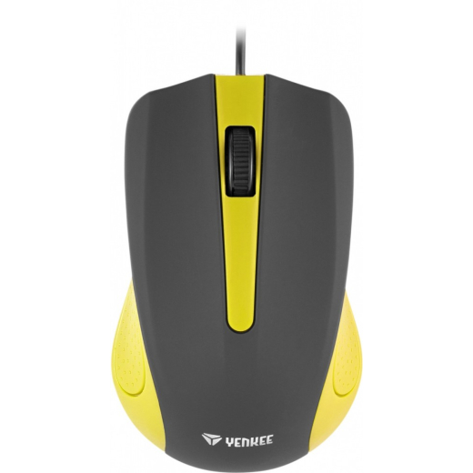 USB-kable mus, 3 knapper, gummieret overflade