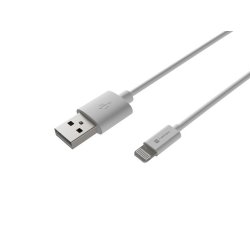 LIGHTNING(M)->USB-A(M) KABEL 2M HVID MFI prat