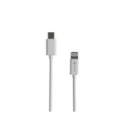 LIGHTNING(M)->USB-C(M) KABEL 1M HVID MFI prat