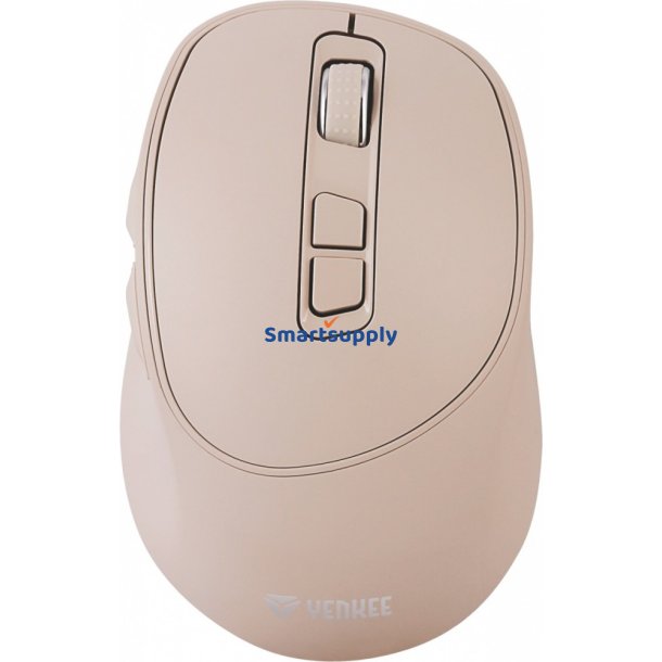 Tr�dl�s mus 2.4GHz genopladelig 6 knapper 2400DPI 45