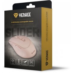 Tr�dl�s mus 2.4GHz genopladelig, 6 knapper, 2400DPI