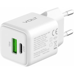 USB C/A v�goplader 20W/18W 3A Power delivery 3.0 QC3.0